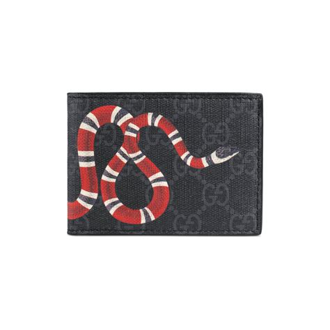 gucci mens wallet with snake|gucci snake wallet price.